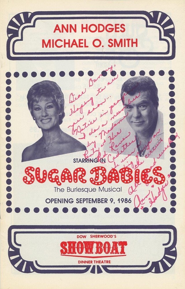 Ann Hodges- Signed Program (Sugar Babies)