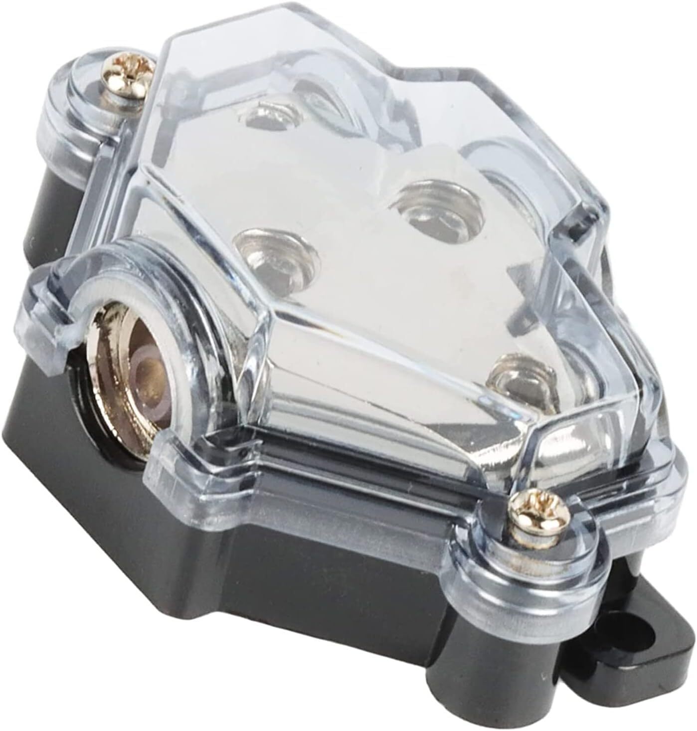 3 Way Distribution Block 0-4 AWG In, 4-10 AWG Out Car Audio Amp Power or Ground