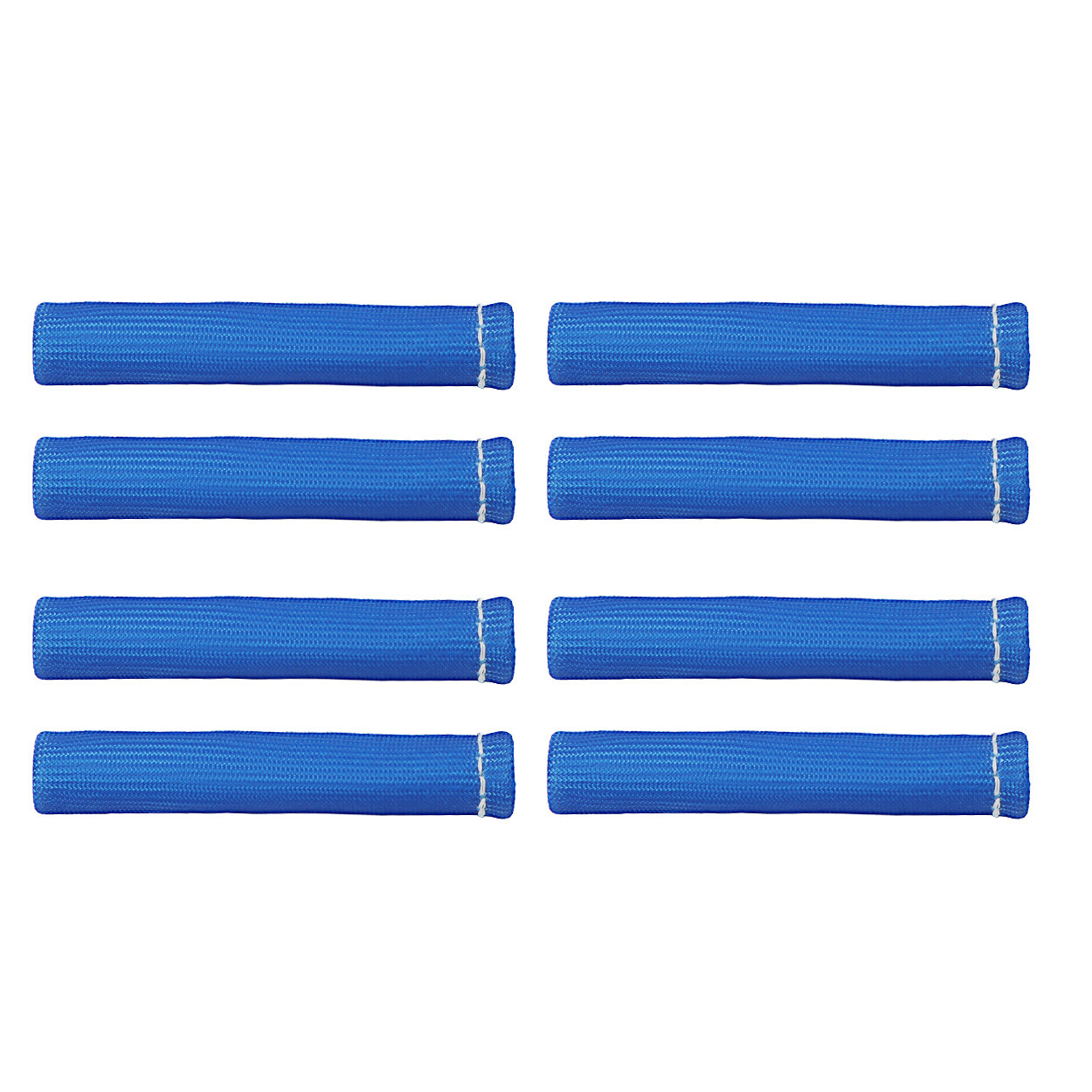 Spark Plug Wire Boots Heat Shield Protector Sleeve 2500 Degree 6 Inch Blue 8Pcs