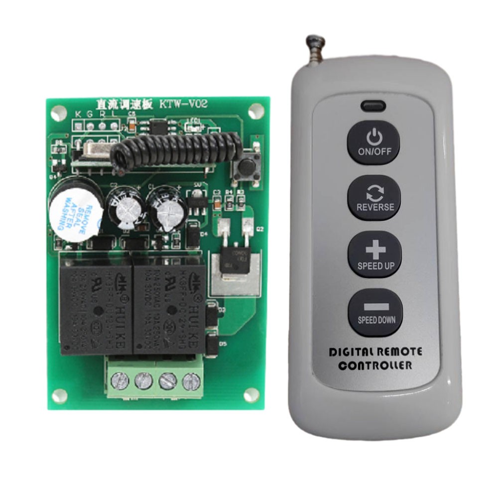 Motor Controller Speed Regulator Wireless Remote Control Electric Dining Rotary