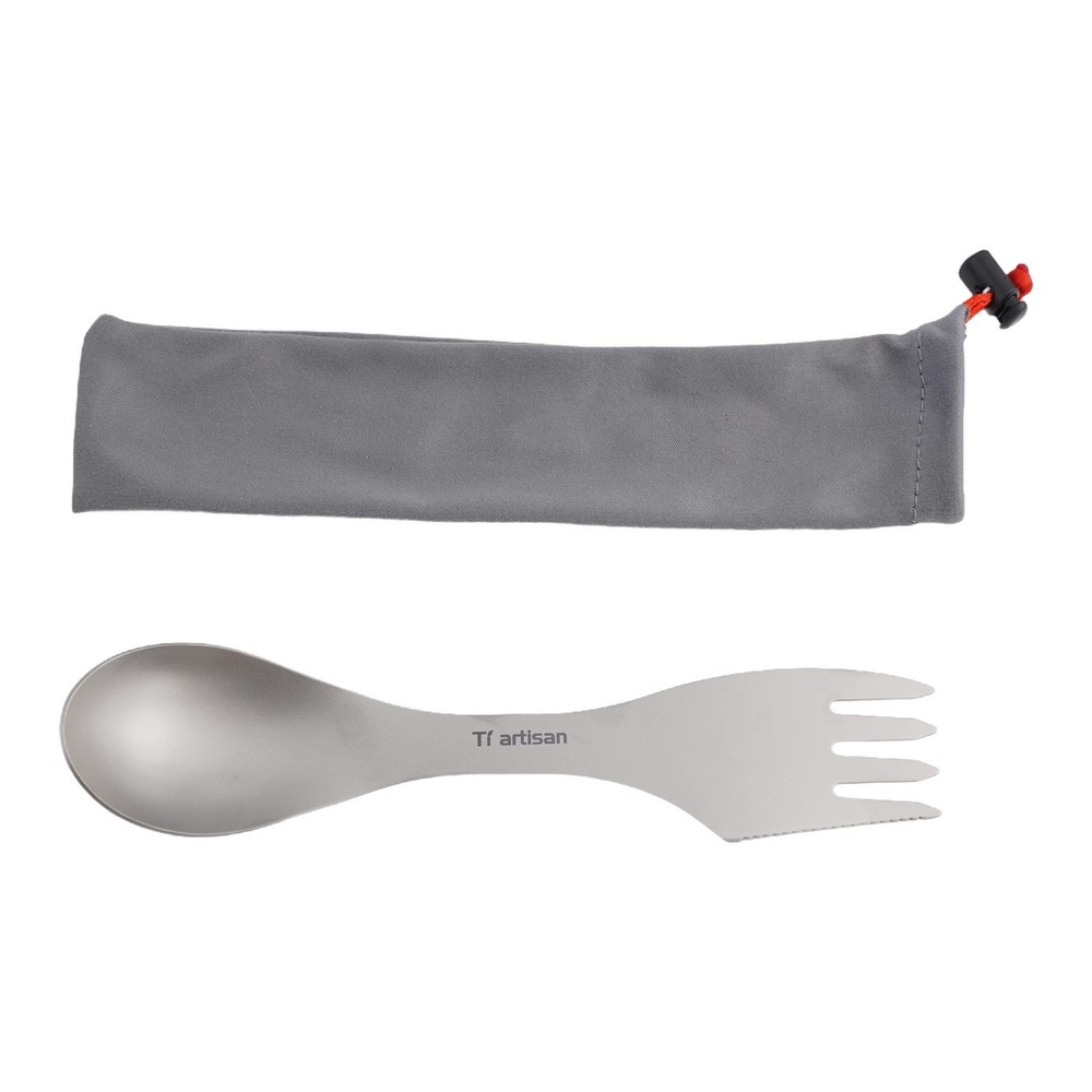 Versatile Spork Camping Practical Spoon Tableware Titanium Ultralight Utensils