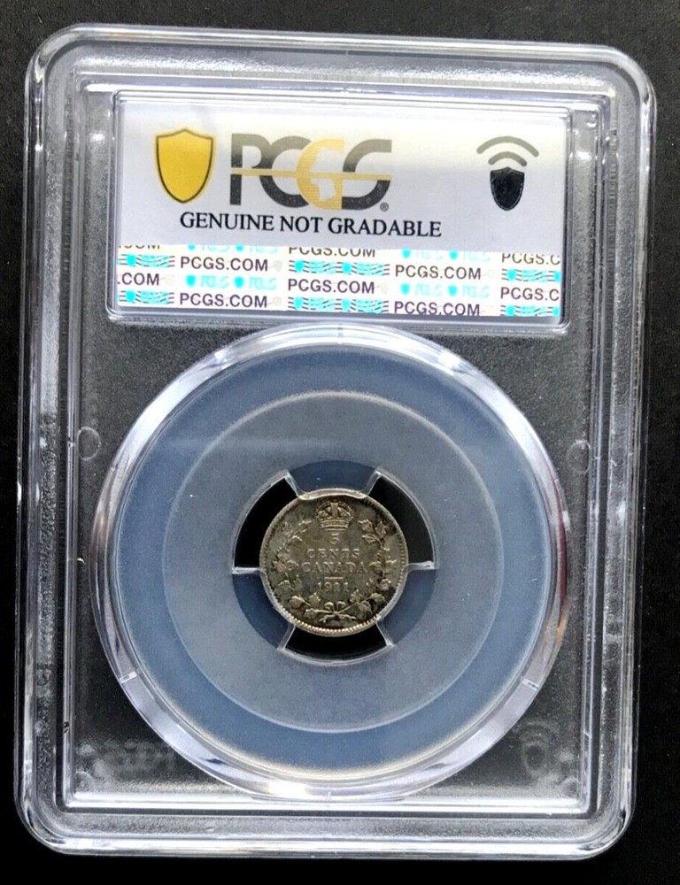 🇨🇦🇨🇦 CANADA 1911 5 CENTS AU COIN 🇨🇦🇨🇦