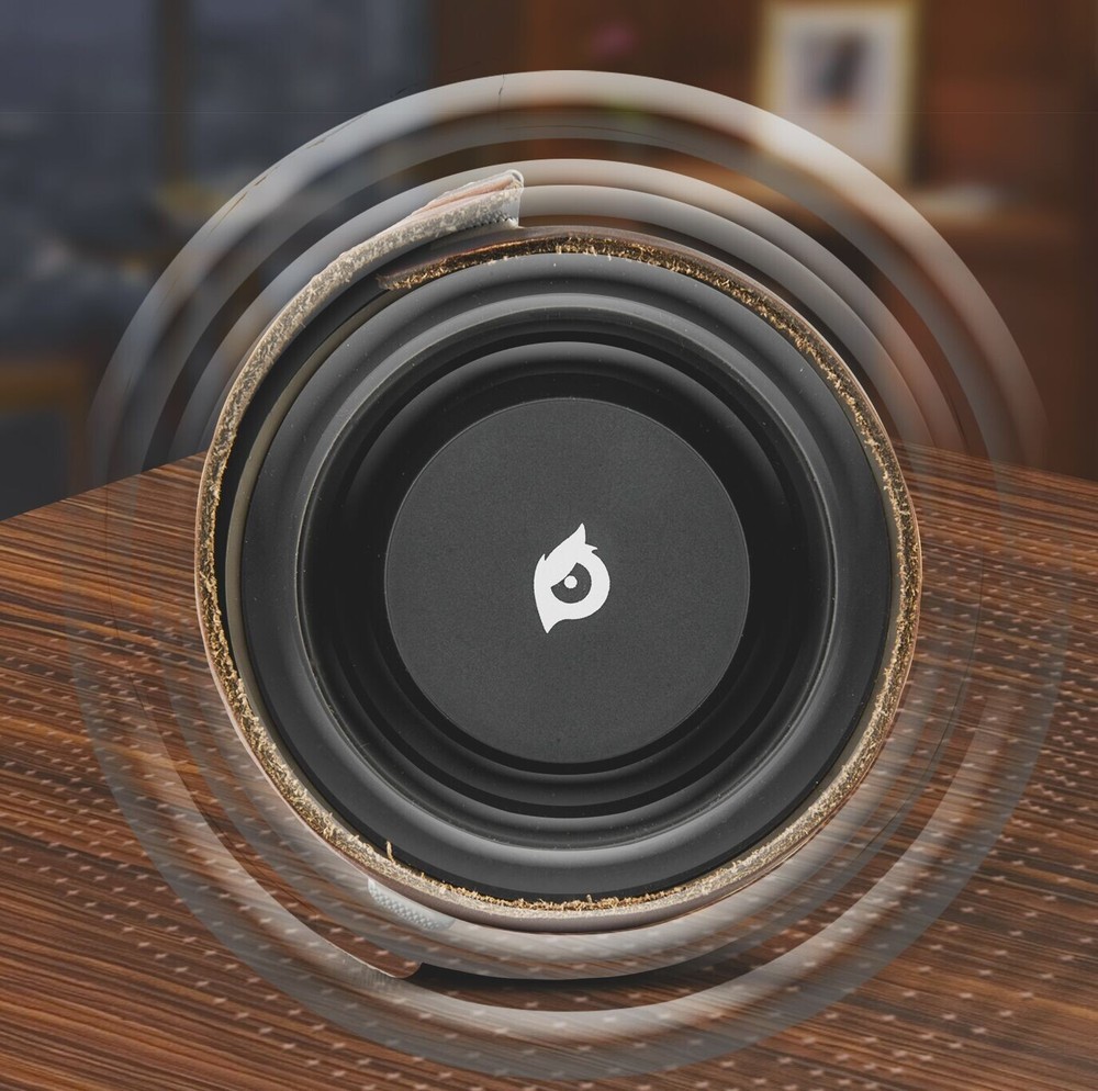 Owlee Scroll Premium Portable Bluetooth Wireless Speaker With Leather and Case