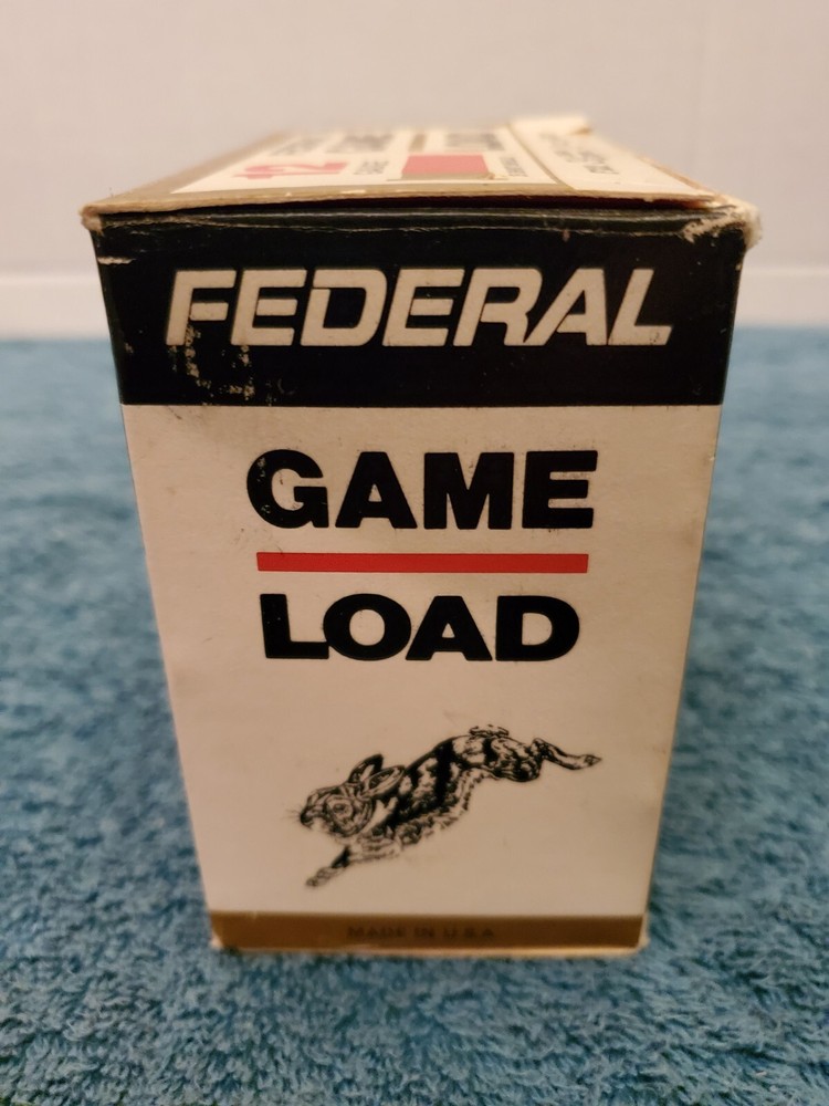 VTG FEDERAL GAME LOAD 12 GAUGE SHELL EMPTY BOX - PRE OWNED