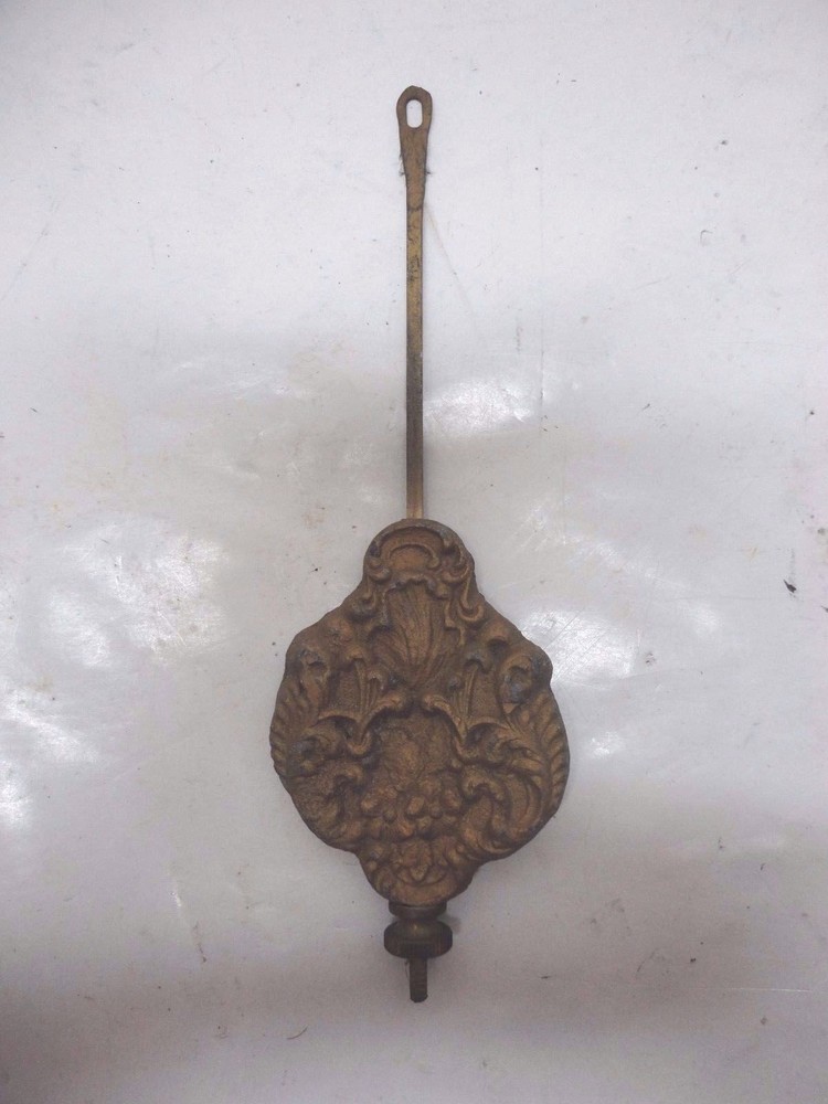 Vintage Ornate Brass Weighted Regulator Clock Pendulum