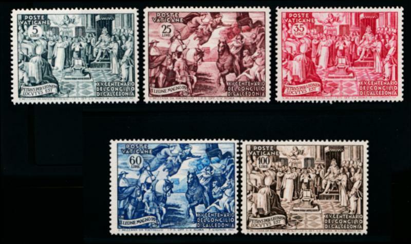 VATICAN 149-153 MINT LH