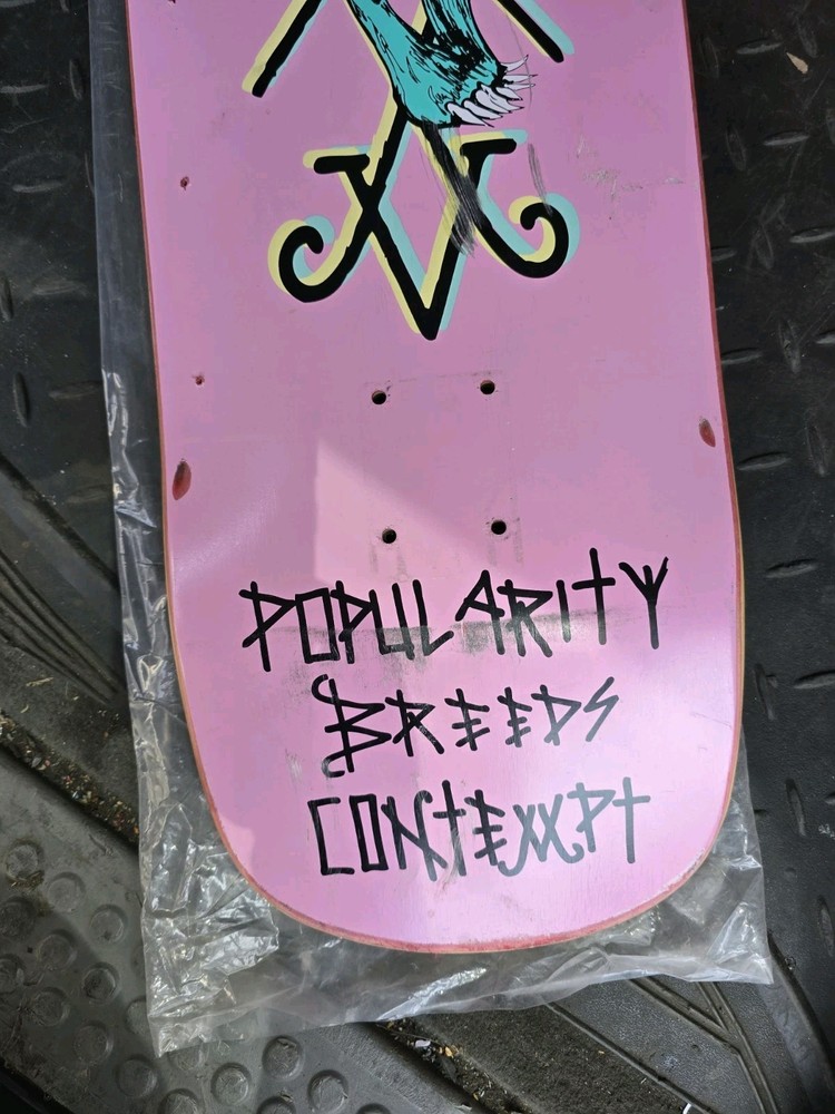 Welcome Skateboards Saber Skull Deck
