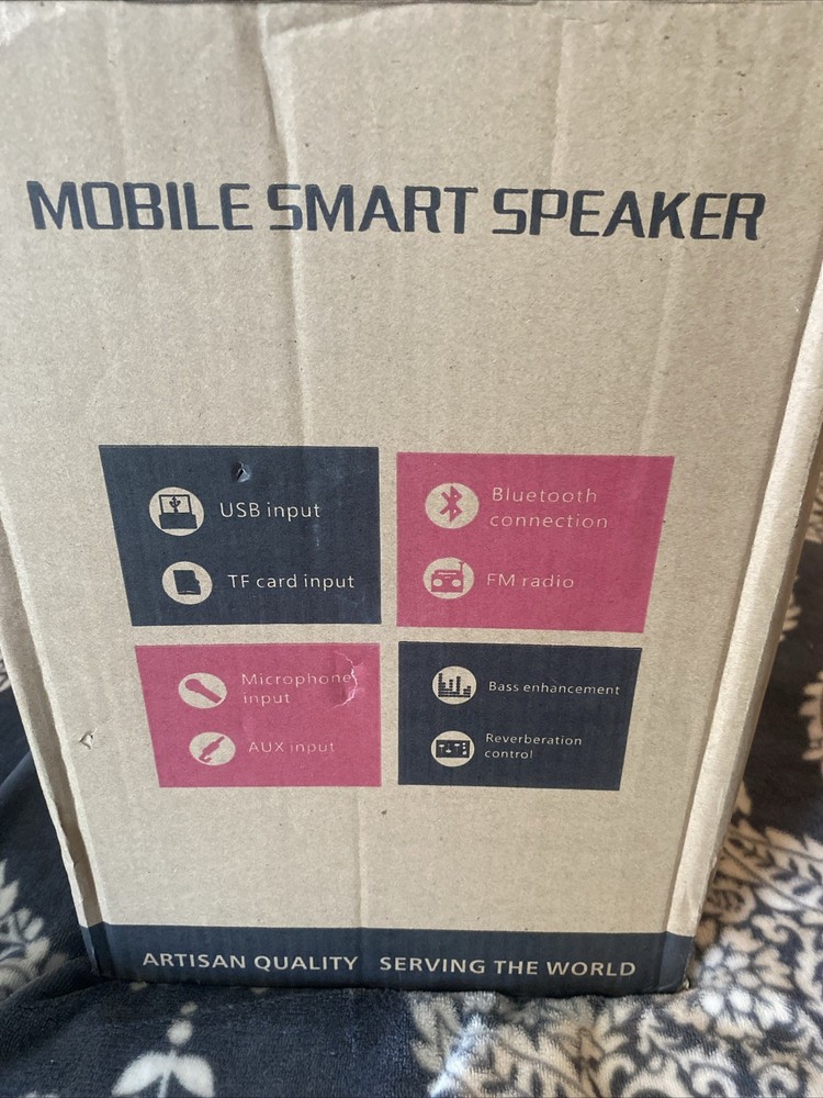bluetooth speaker with 2 microphone wireless