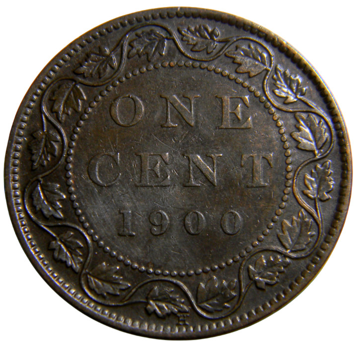 Canada 1900 H One Cent (0733)