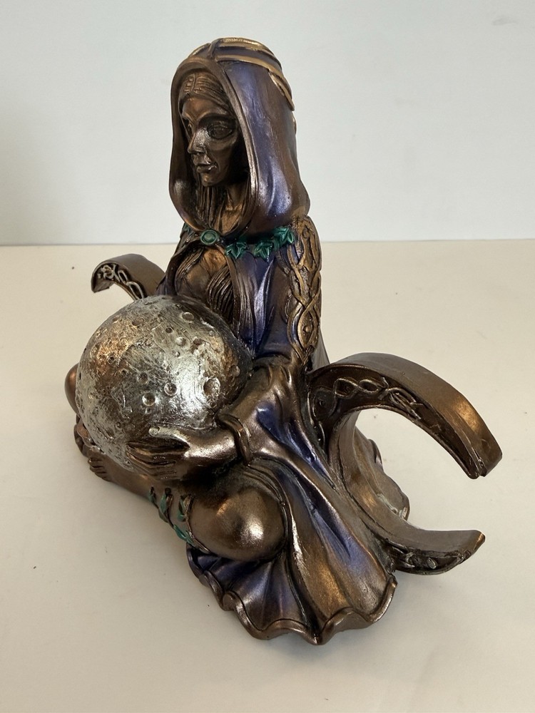 Triple Moon Goddess Statue
