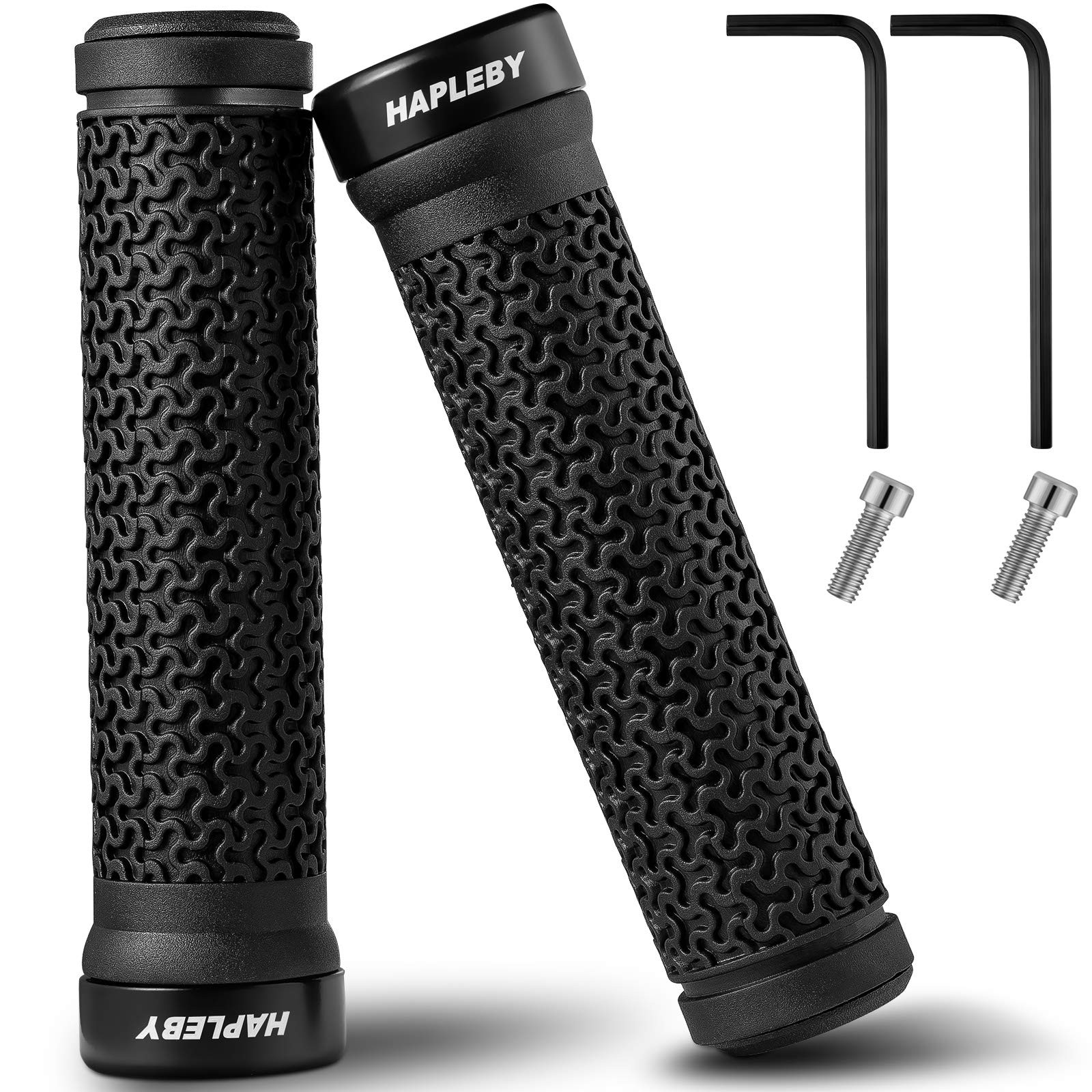Premium Bike Handlebar Grips, Single Lock-on Professional Mountain Bicycle Ha...