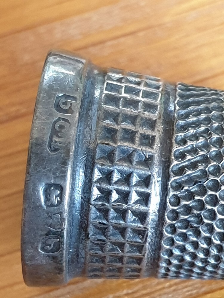 Antique Solid Silver Thimble Size 5 Charles Horner 2.3cm 5.3g