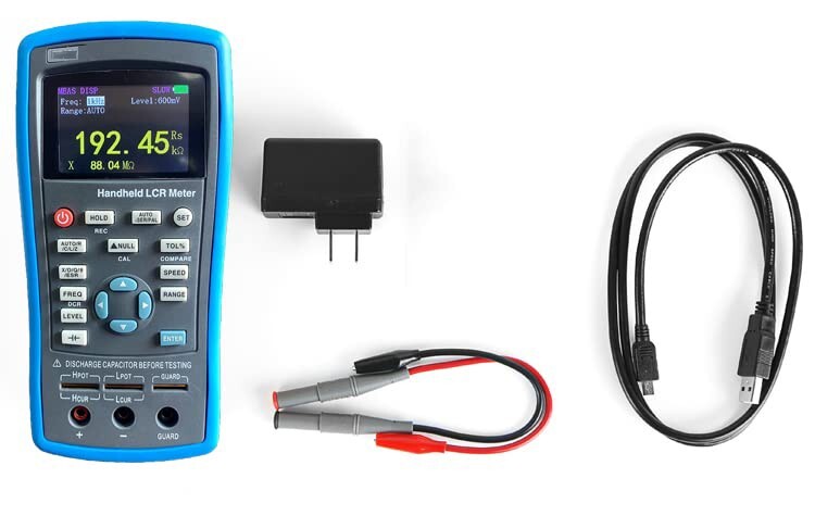 Digital Handheld LCR Bridge Meter Inductance Capacitance DC Resistance Tester