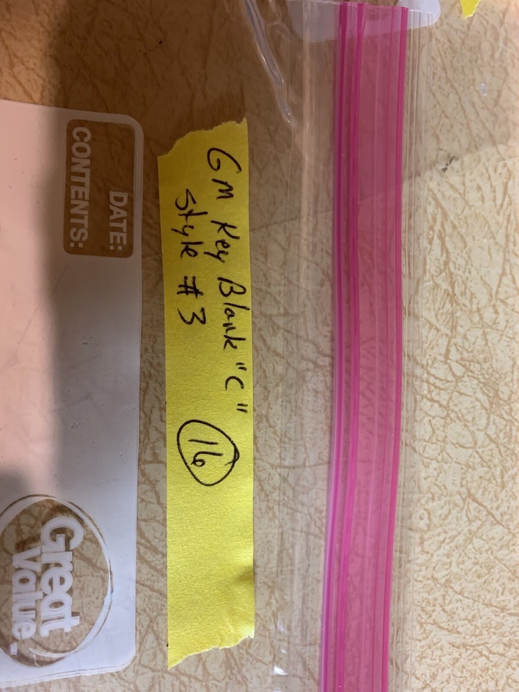 GM C Style Key Blank #3
