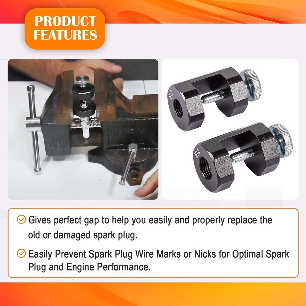 12mm &14mm Engine Spark Plug Caliper Universal Precision Car Spark Plug Gap Tool