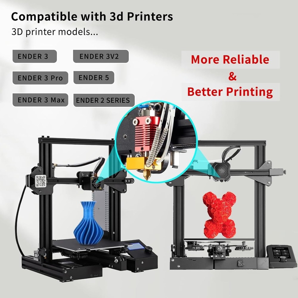 5Aplusreprap Ender 3 Hotend Upgrade: M3 Stud Thermistor,Fast Replaced, Compatibl