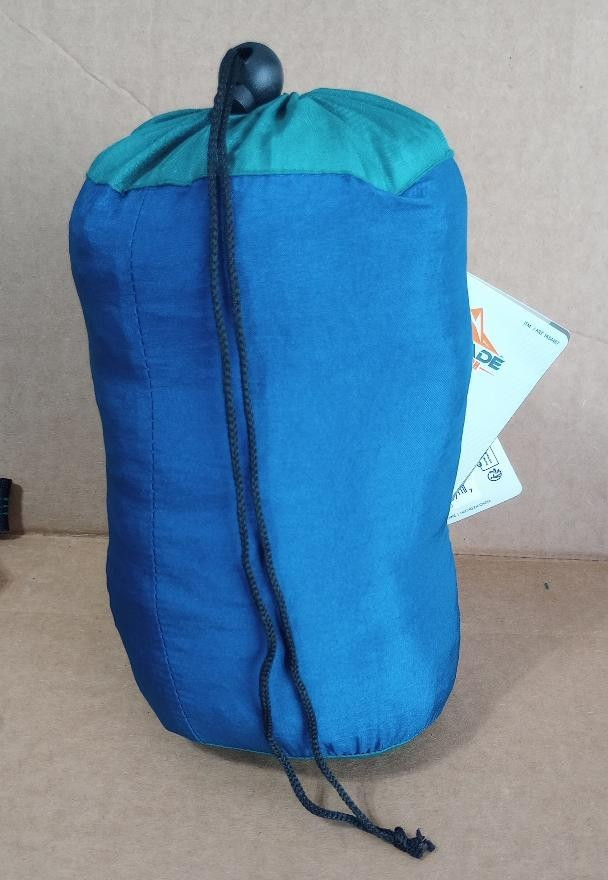 Cascade Mountain Tech 2-Person Travel Double Hammock 440lb Blue & Green FREESHIP