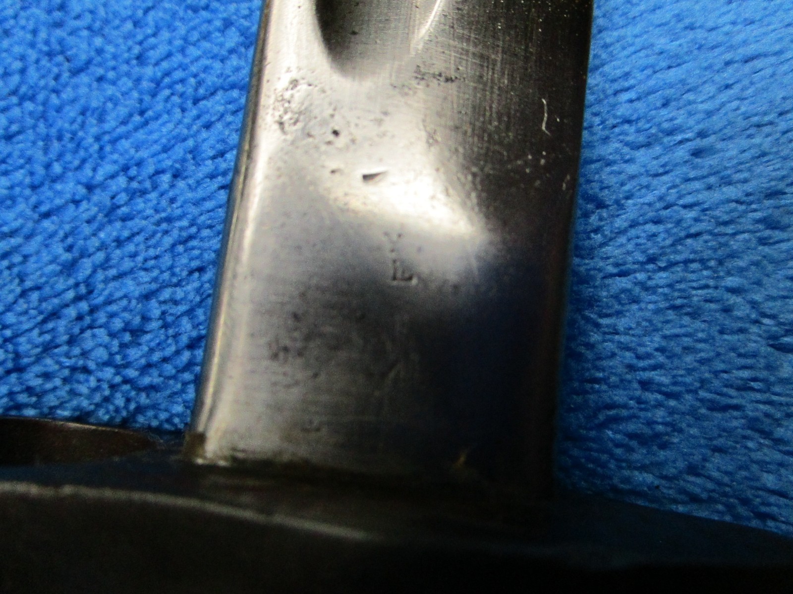 ORIGINAL WW1 CANADIAN M1907 BRITISH SMLE RIFLE BAYONET AND SCABBARD