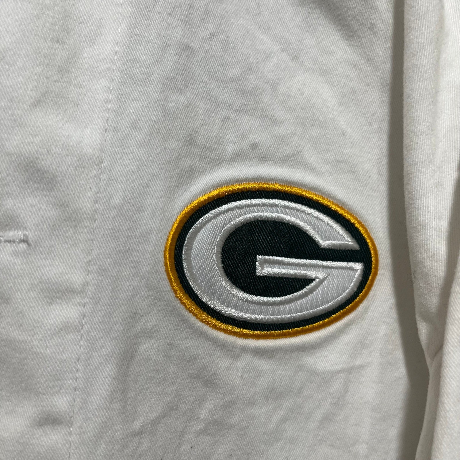 Tailgate Chef Green Bay Packers NFL White Chef Coat Jacket XXL