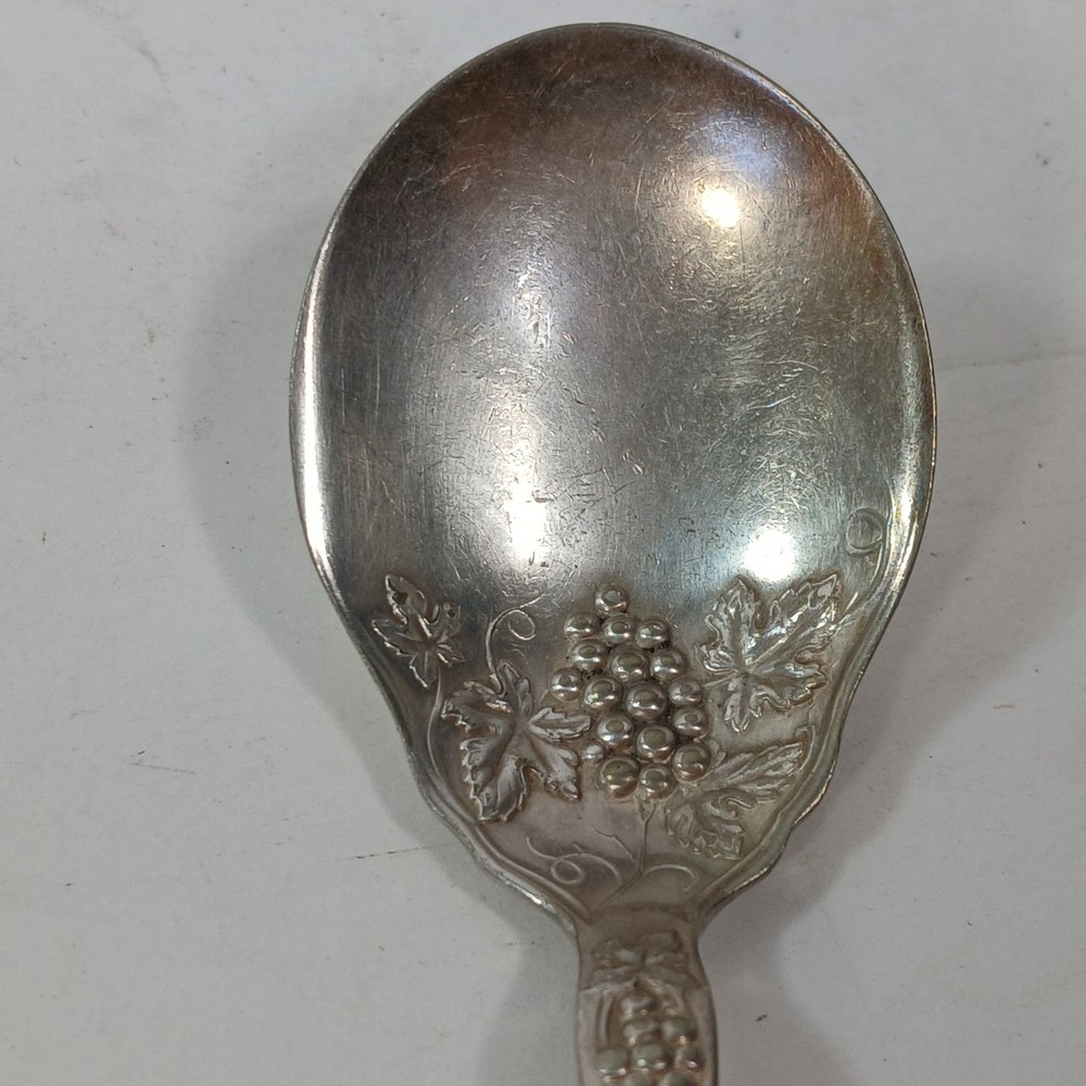 Isabella Grape 1913 R.C. Co. International Silverplate Sugar Spoon Vintage