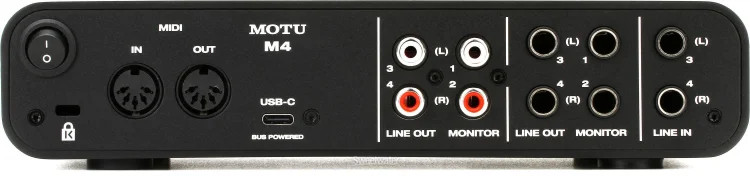 MOTU M4 USB-C Audio Interface