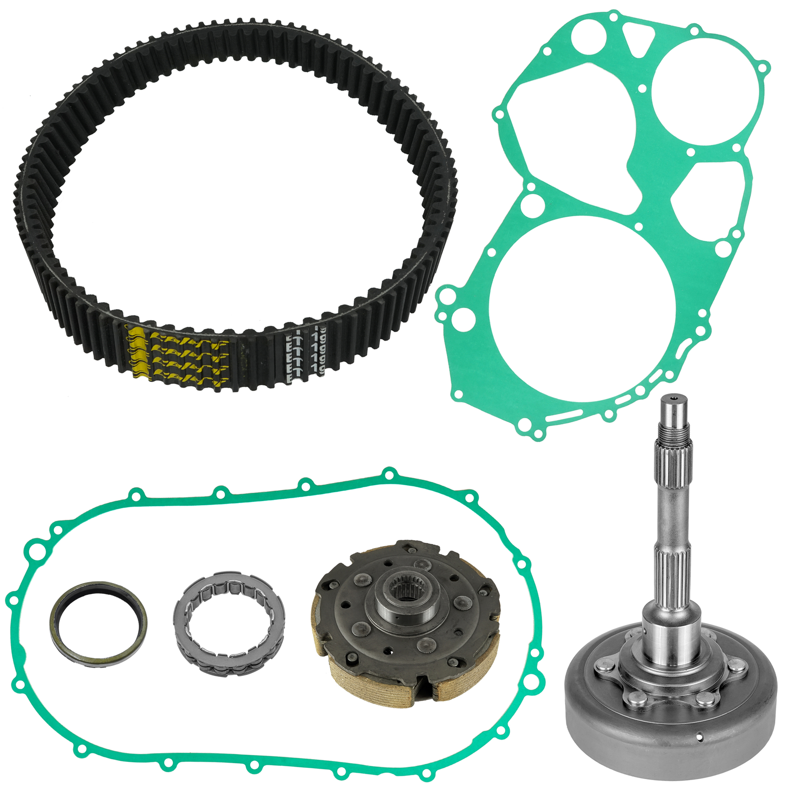 Wet Clutch Housing Kit With Belt For Arctic Cat 650 TBX H1 4x4 2009-2012