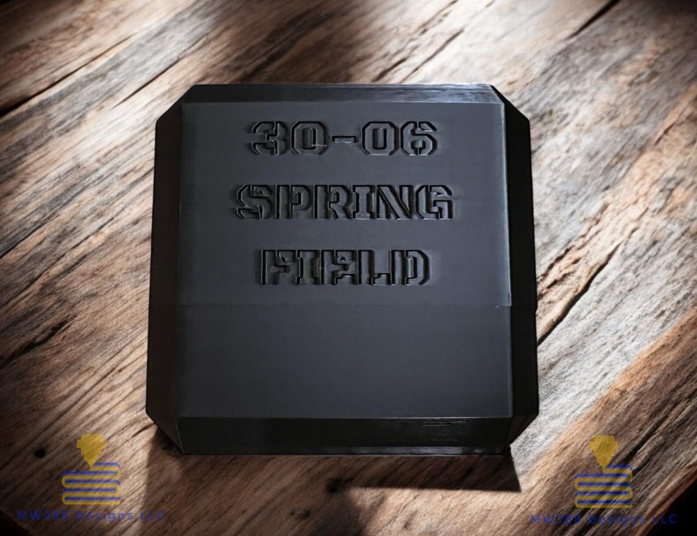 Sliding 30-06 Springfield Ammo Storage Box Case - 50rd Round - Multiple Colors!