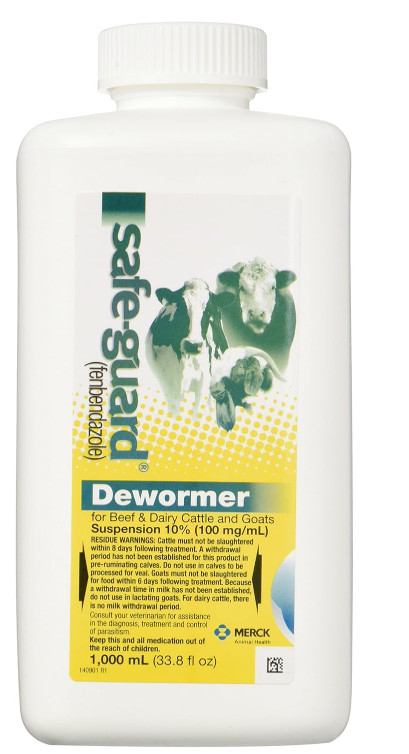 Safe-Guard dewormer Suspension Cattle
