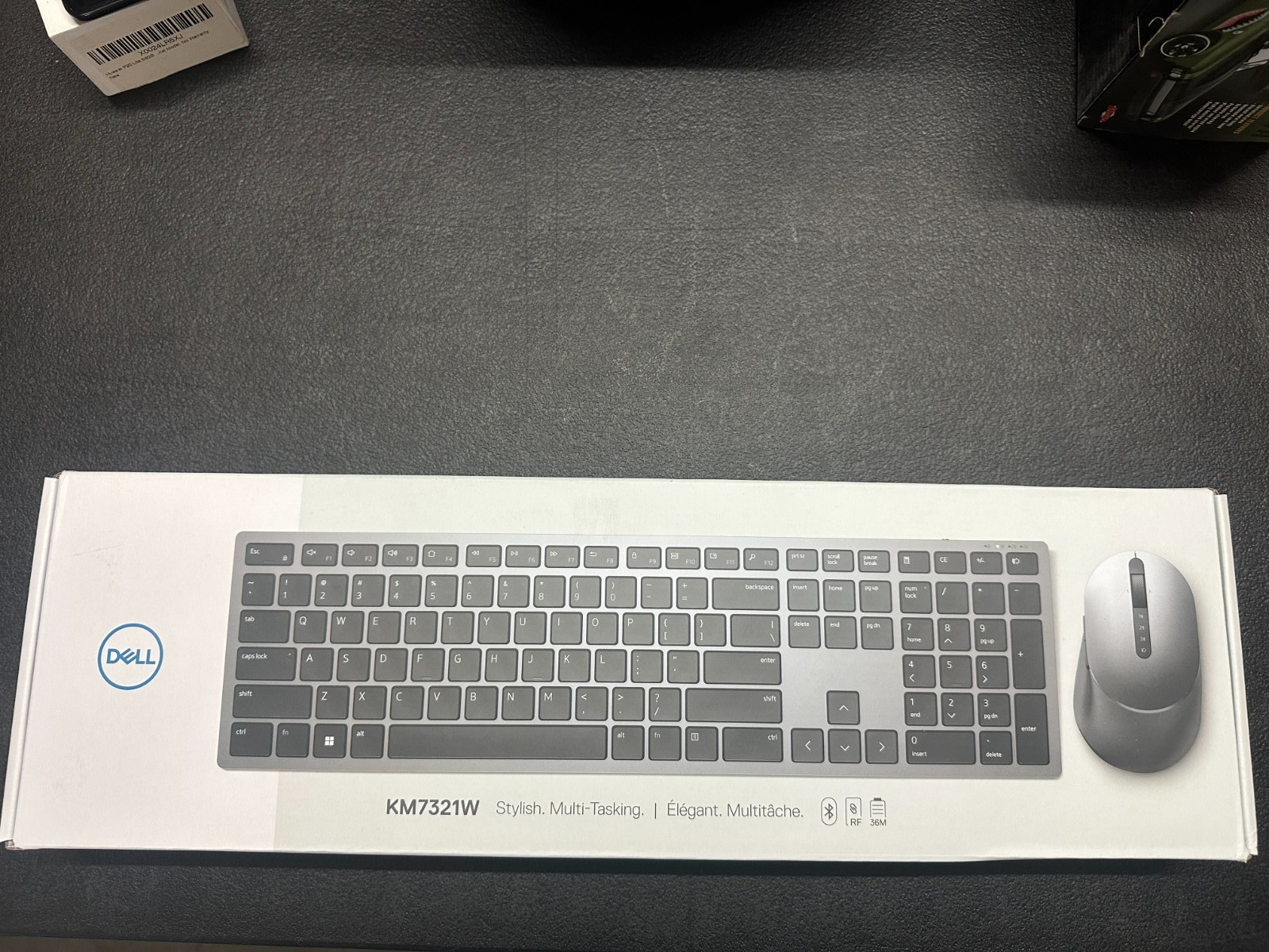 DELL PREMIER MULTI-DEVICE WIRELESS SPANISH KEYBOARD AND MOUSE KM7321Wgy-lat NEW