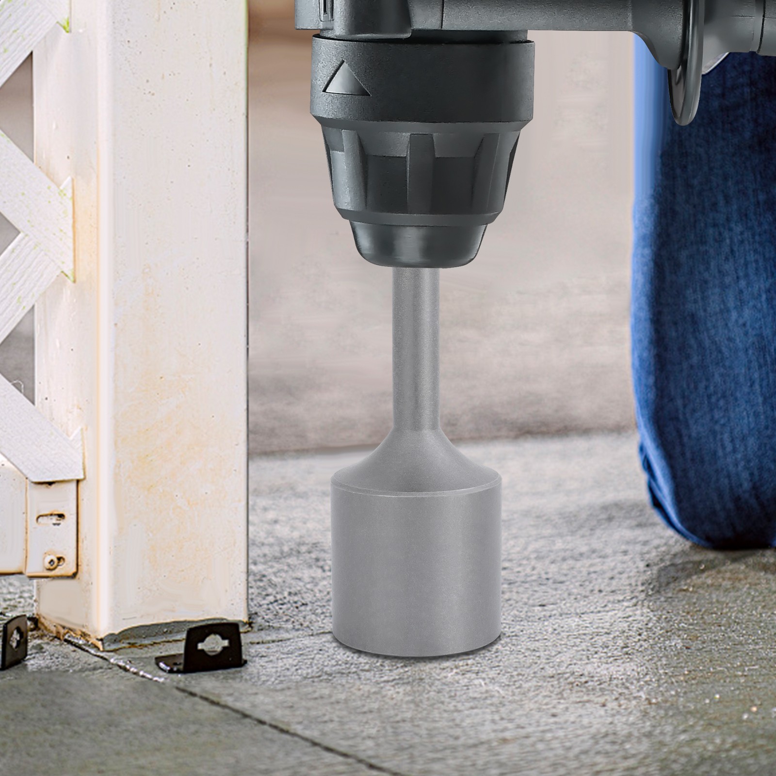 T-Post Driver, Hammer Drill T-Post Driver Attachment, Fence Post Driver