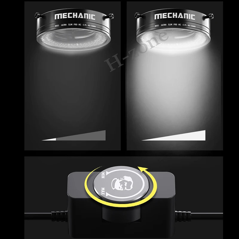 Mechanic LS720 Microscope Ring Light Polarized Ring Light Eliminates Reflection