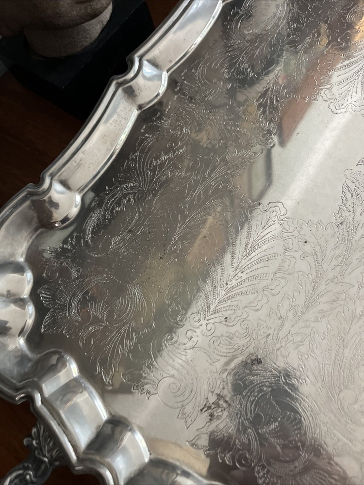 Vintage Silver plated Tea Tray