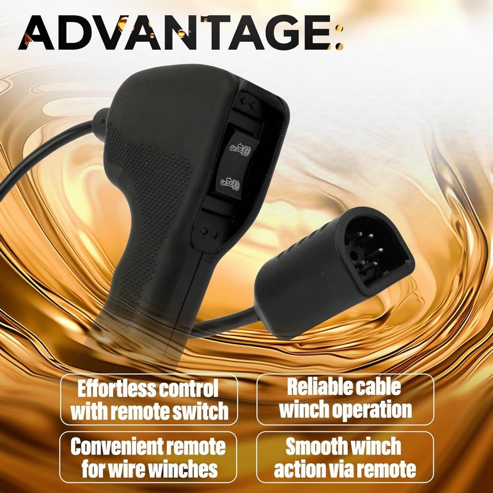 For Warn Winch Remote Controller Hand Held 12ft Cable M8000 M10000 M12000 VR8000