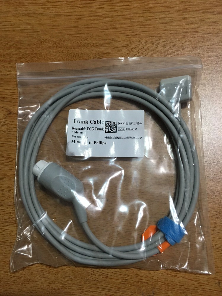 Mindray to Philips Reusable ECG Trunk Cable