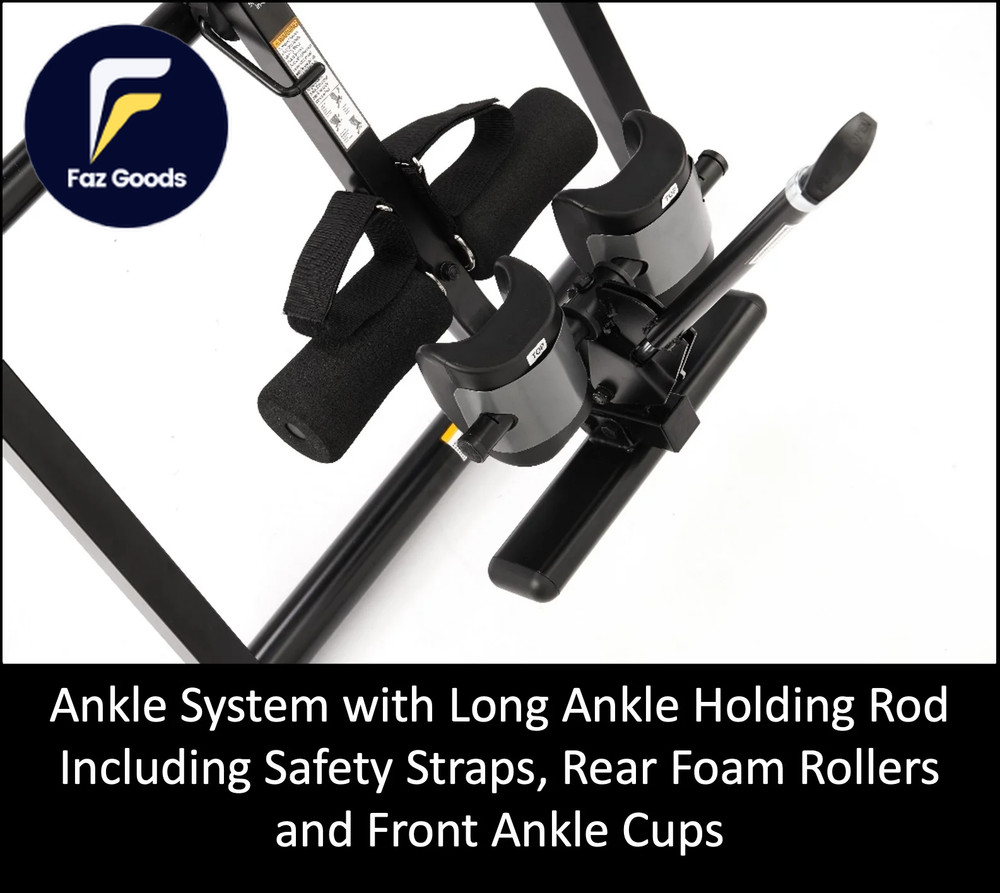 Inversion Table For Back Pain Relief W/ Adjustable Angles & Lumbar Pad Foldable