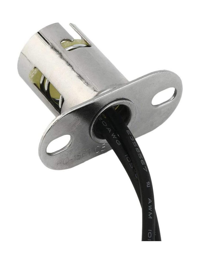 6Pc BAY15D 1157 LED Light Bulb Socket Holder with Wire Connector for Car Auto...