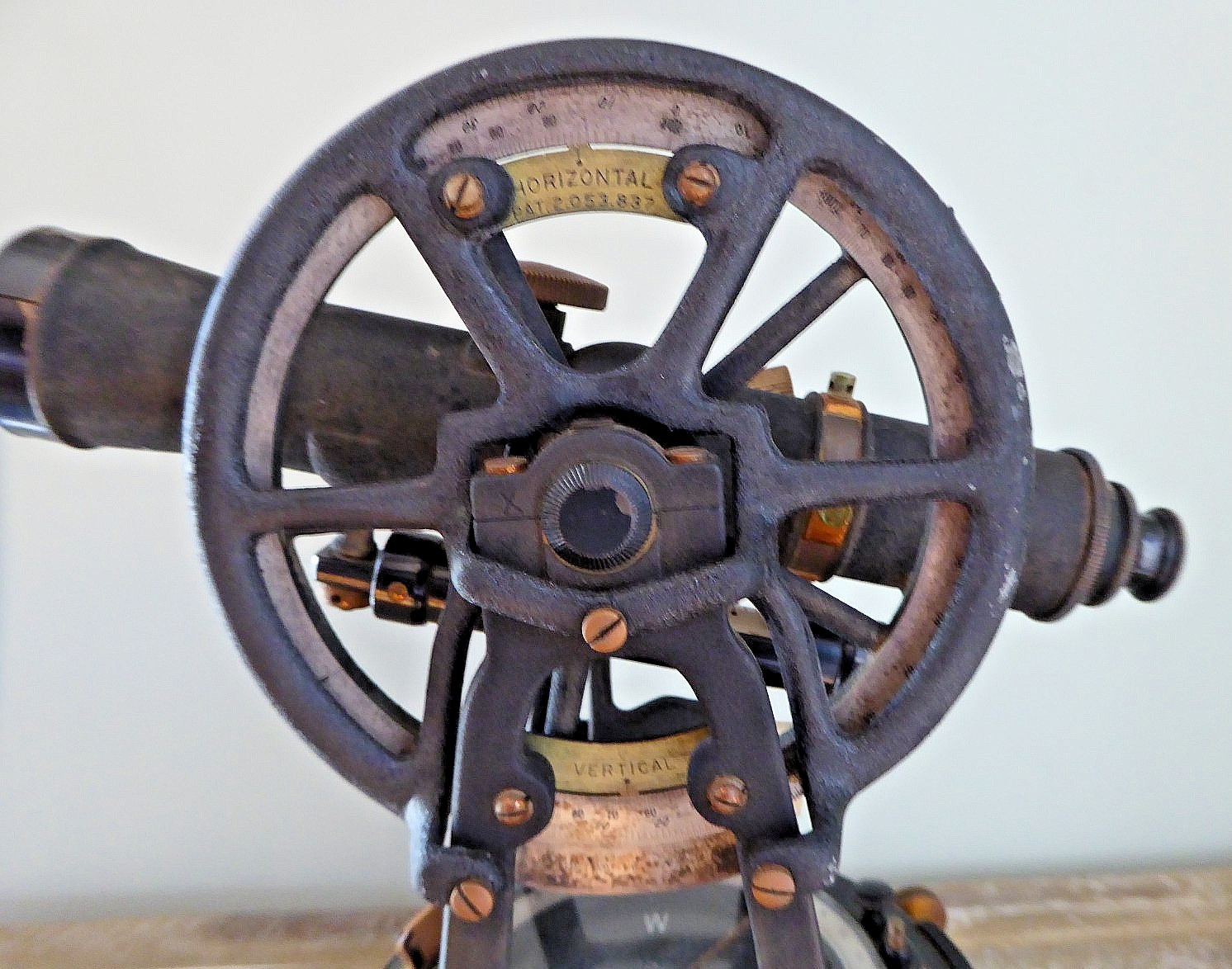 RARE WWII 2 Government Issue Dietzgen Military Engineers Corps Surveyors Transit