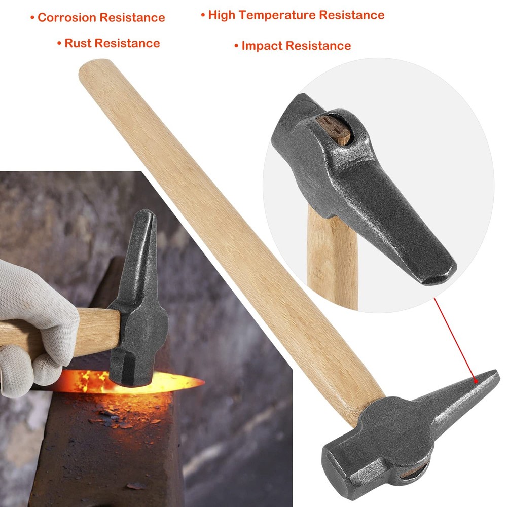 Blacksmith Forging Tool Hammer Eye Punch Top Tools Used with a Striker
