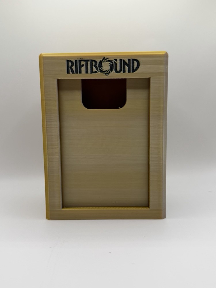 Riftbound - Viktor Gold & Black Plastic Deck Box