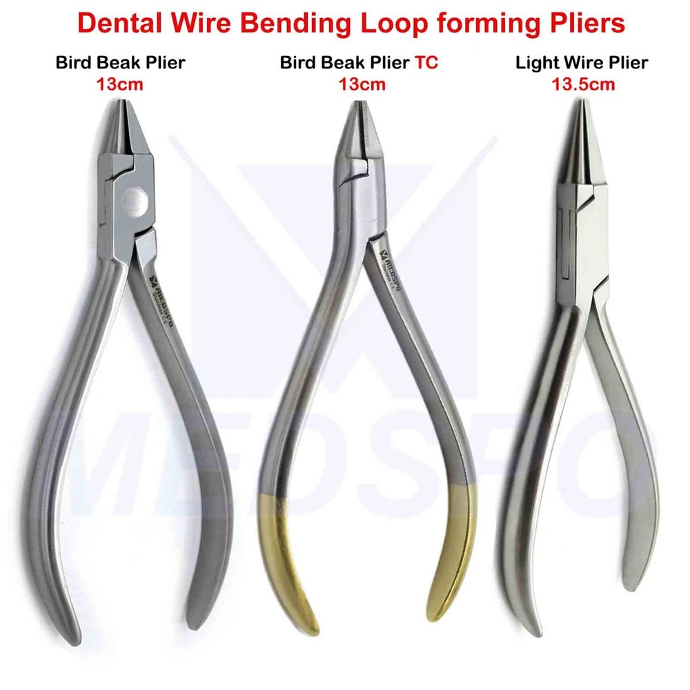 Orthodontic Wire Bending Loop Forming Bird Beak Pliers Light Wire Dental Tools