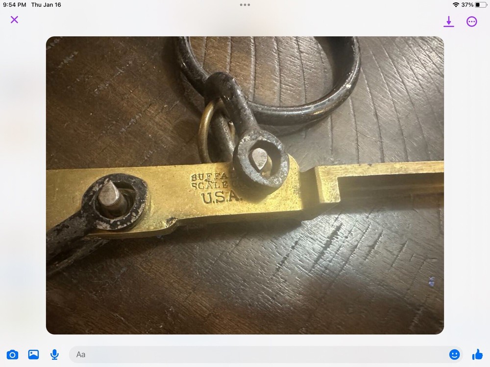 Buffalo 1900s Chondrometer Hanging Grain Scale