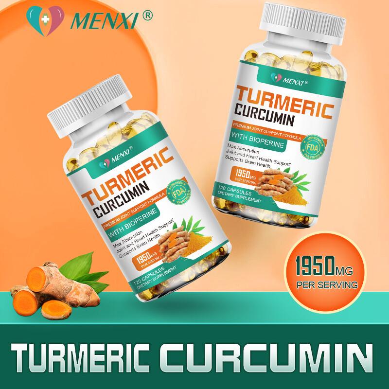 Turmeric Curcumin 95% 2000mg with BioPerine Black Pepper Extract Highest Potency