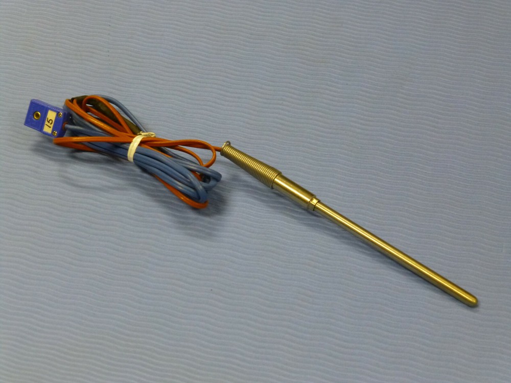 4" T-Type Thermocouple Temperature Probe with Omega Connector