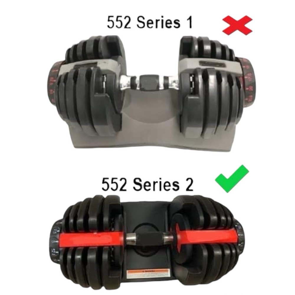 Bowflex SelectTech 552 Series 2 Dumbbell Replacement Weight Plate Set of Five