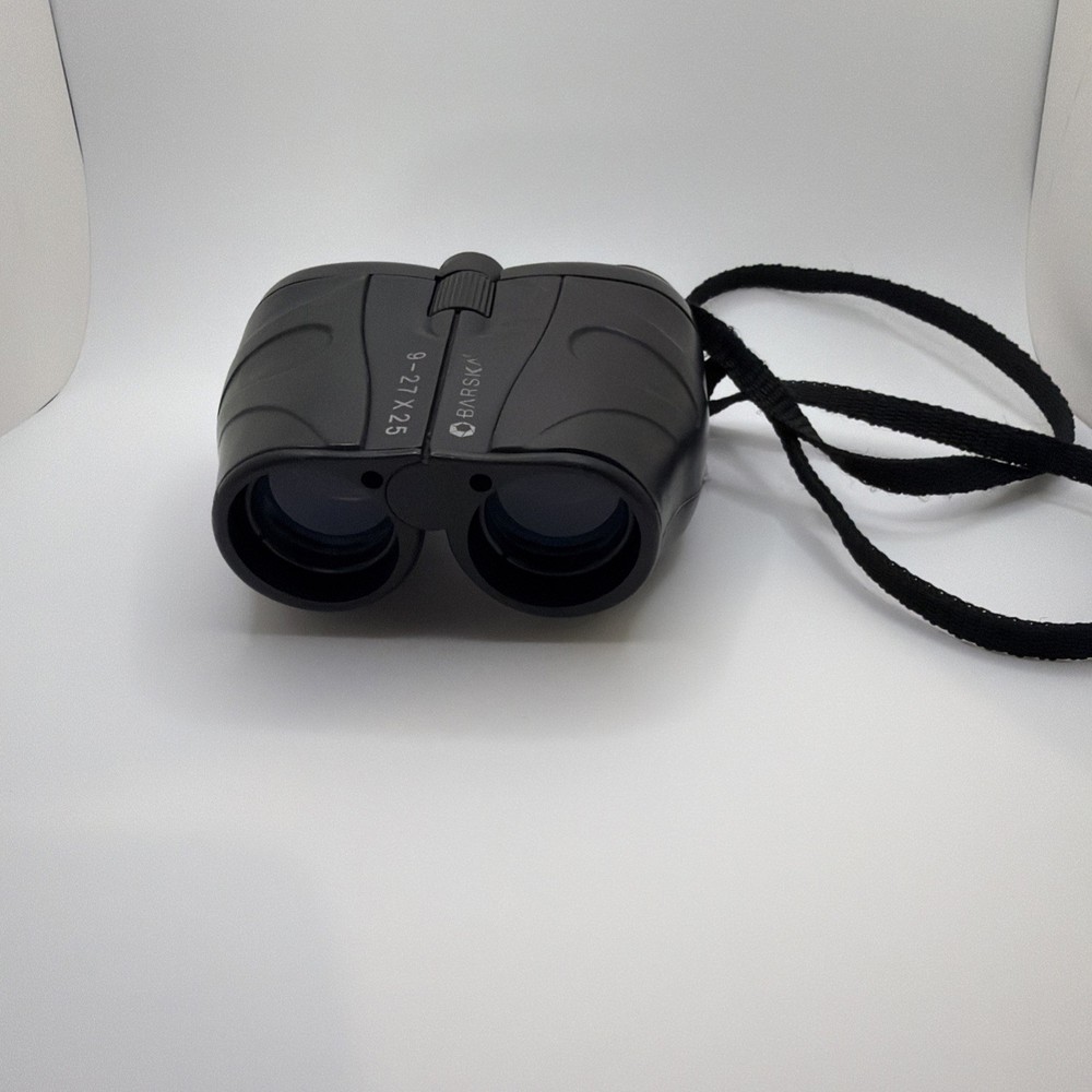 Barska 9-27x25mm Gladiator Black Compact Zoom Binoculars w/ Case
