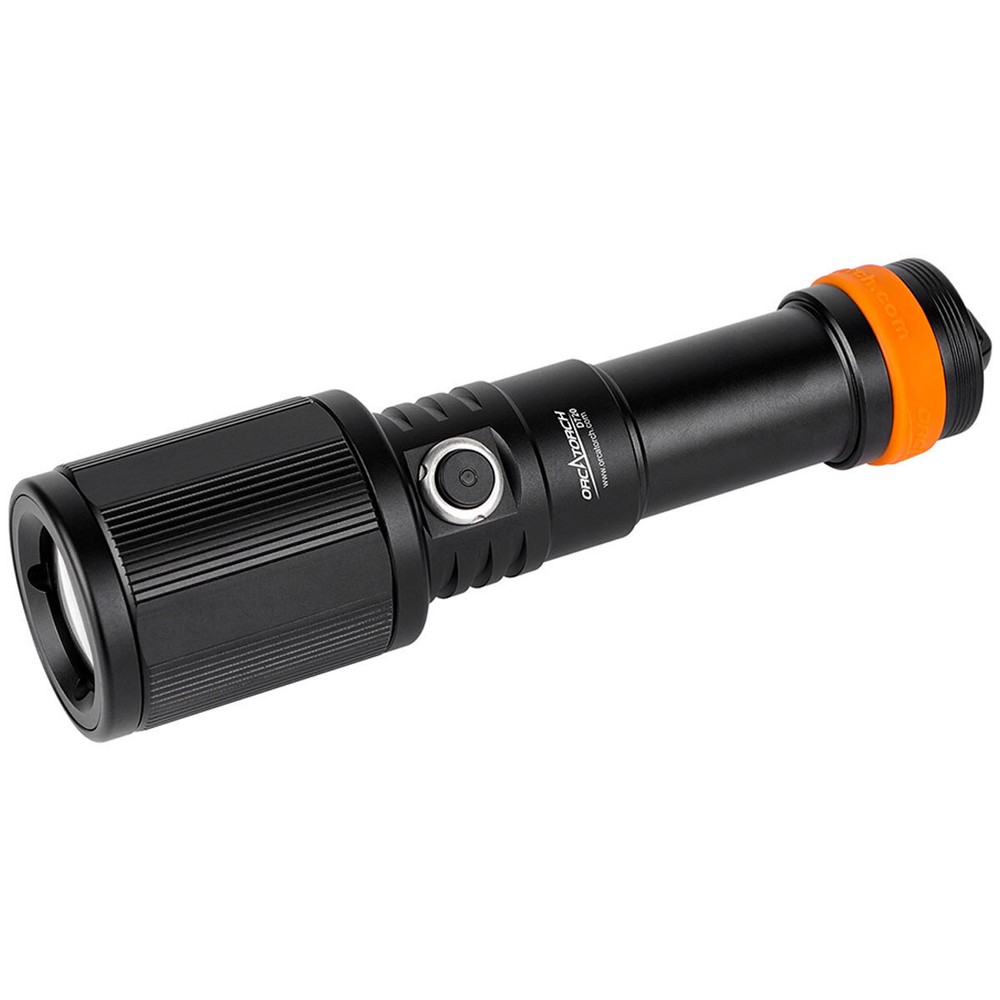 OrcaTorch D720 Super Focus Beam Angle Dive Light