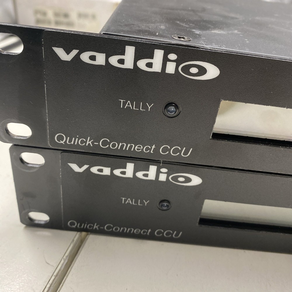 2 Vaddio Tally Quick Connect CCU HD-18