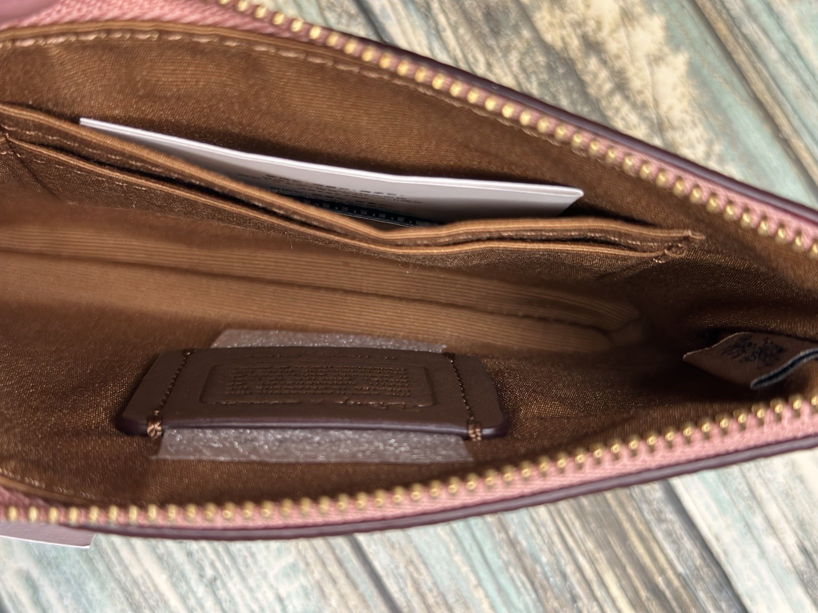 NEW Disney x Coach Corner Zip Wristlet Ice Skate Motif Mickey and Minnie Mouse