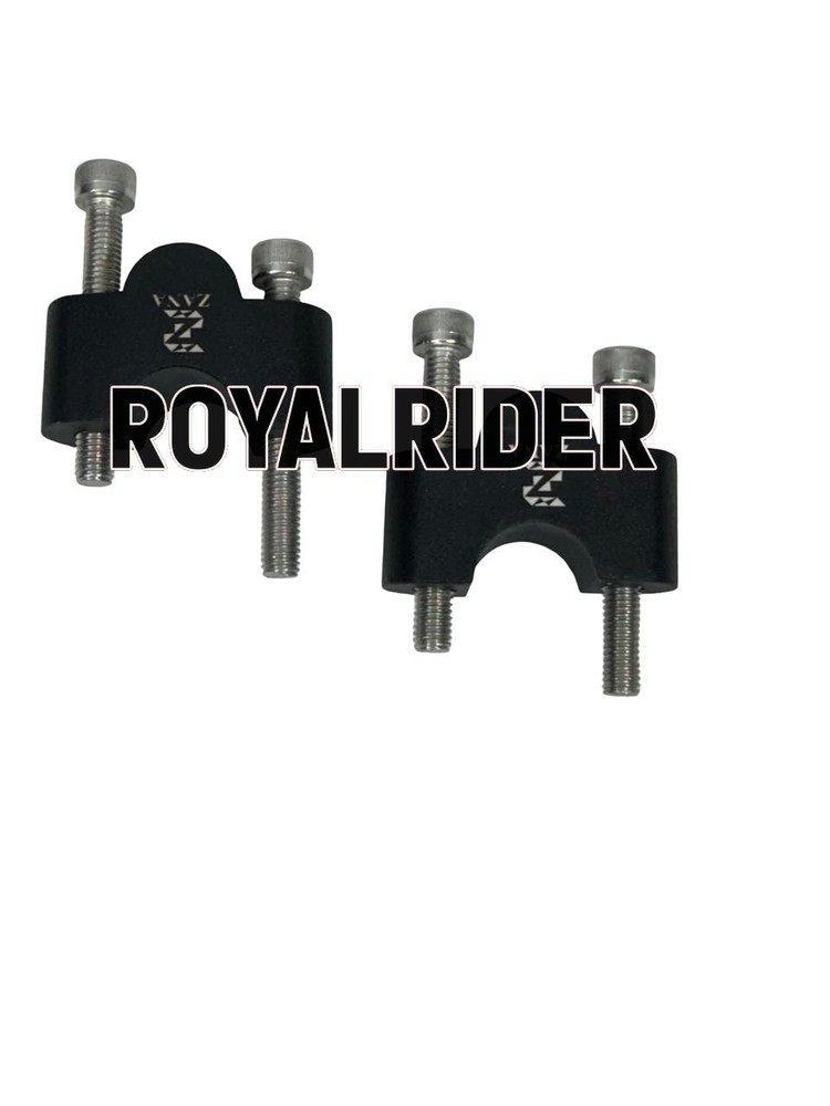 HANDLEBAR RISER BLACK FIT FOR ROYAL ENFIELD BEAR 650