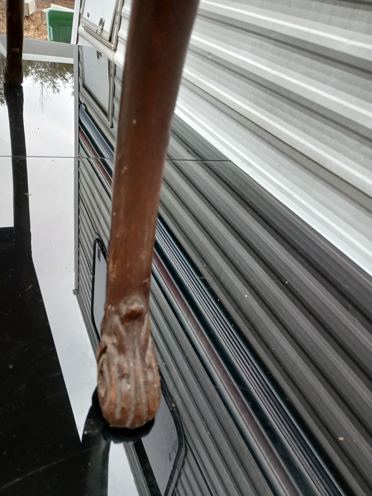 Vintage Townsend Grand Rapids French Provincial Leather Top